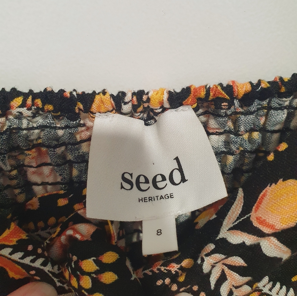 Seed Heritage size 8 puff sleeve dress - Picture 7 of 10